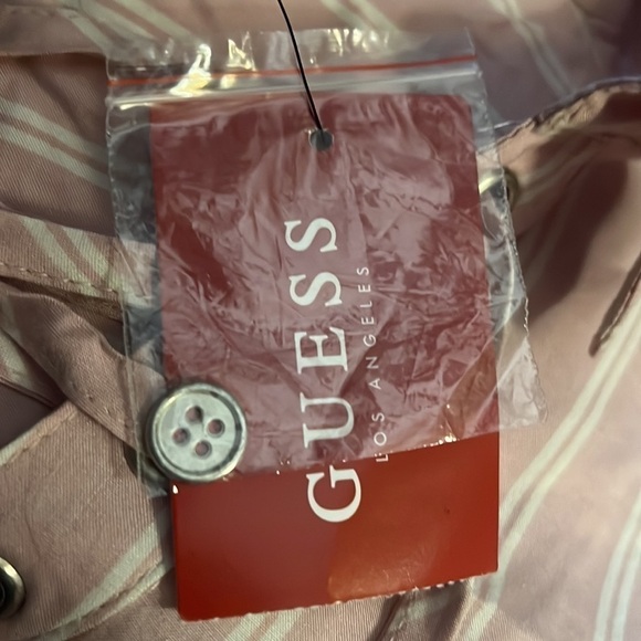 GUESS striped Lacie top ling sleeves pull over women’s Sz XL new - Picture 7 of 9